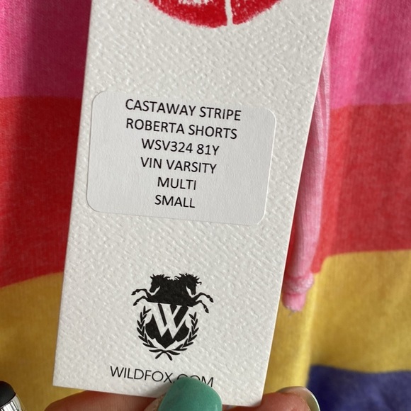 Wildfox Castaway Stripe Roberta Shorts - Picture 5 of 8